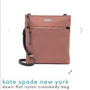 Kate Spade flat nylon crossbody bag